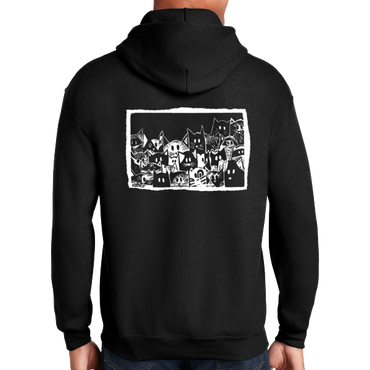 Dinner Kitty - Pull Over Hoodies