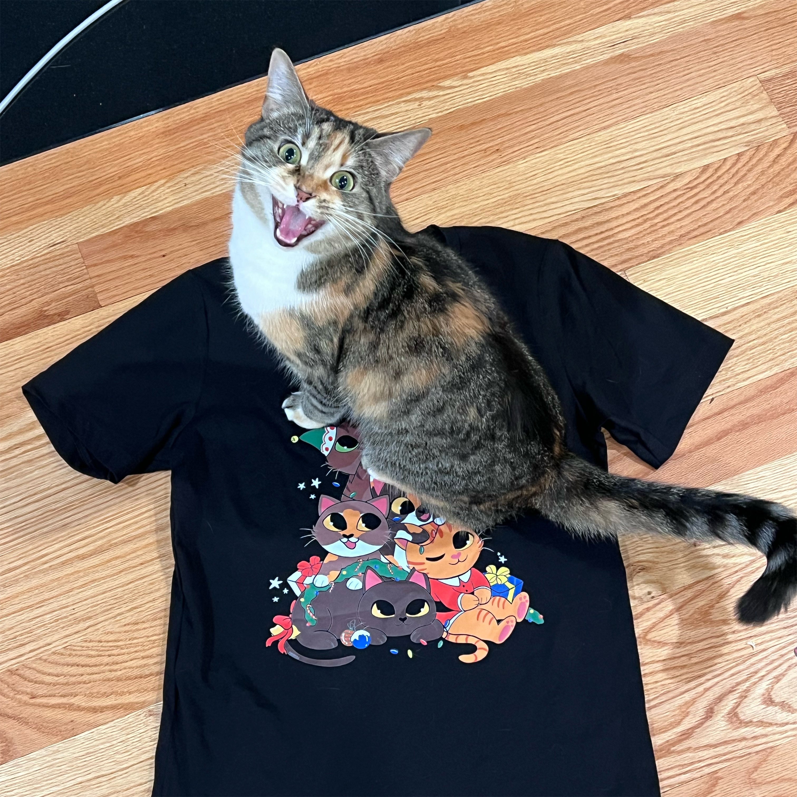 Christmas Cat Tree Tee