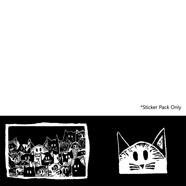 [Pre-Order] Dinner Kitty Stickers!