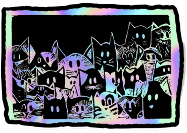 [Pre-Order] Dinner Kitty Stickers!