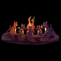 [Pre-Order] Campfire Cats Unisex Tee